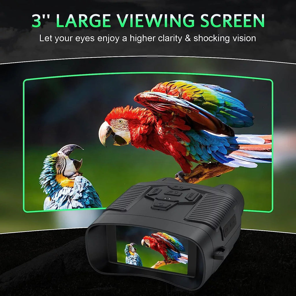 SuntekCam Night Vision Goggles Night Vision Binoculars with 32GB SD Card 24MP/1080P 6x Zoom Suitable Hunting at Night and Taking Pictures and Videos NVI-800