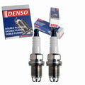 2 pc DENSO 3253 Spark Plugs 101 905 621 A 101 905 621 B 101 905 640 101 905 640 A 101 905 640 D 90080-91116 90919-01194 90919-01195 PK20TR11 Ignition Wire Secondary