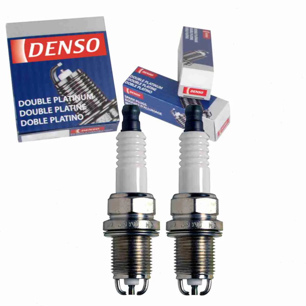 2 pc DENSO 3253 Spark Plugs 101 905 621 A 101 905 621 B 101 905 640 101 905 640 A 101 905 640 D 90080-91116 90919-01194 90919-01195 PK20TR11 Ignition Wire Secondary