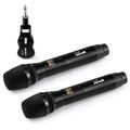 Gemini GSP-2200 Ultra Powerful Bluetooth 2,200 Peak Watt Speaker with Built-In Media Player & GMU-M200 UHF Dual Wireless Microphone System , 843631171035