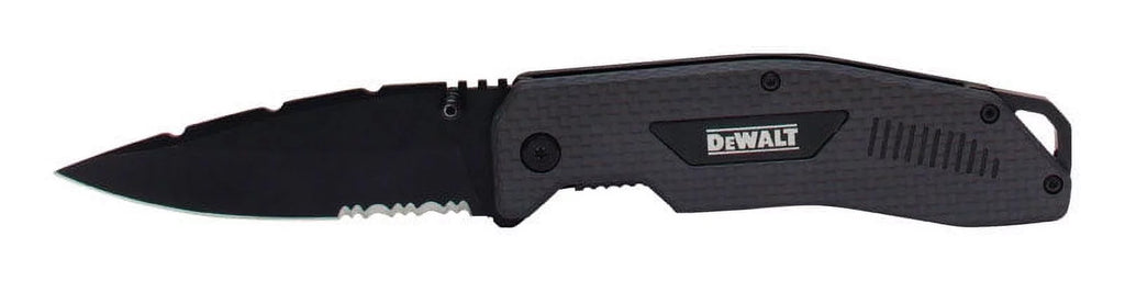 DeWalt 8" Folding Pocket Knife Black/Gray 1 pc.