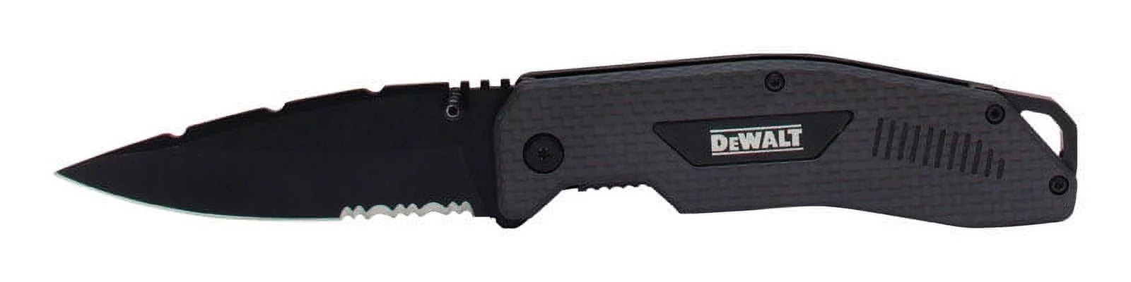 DeWalt 8" Folding Pocket Knife Black/Gray 1 pc.