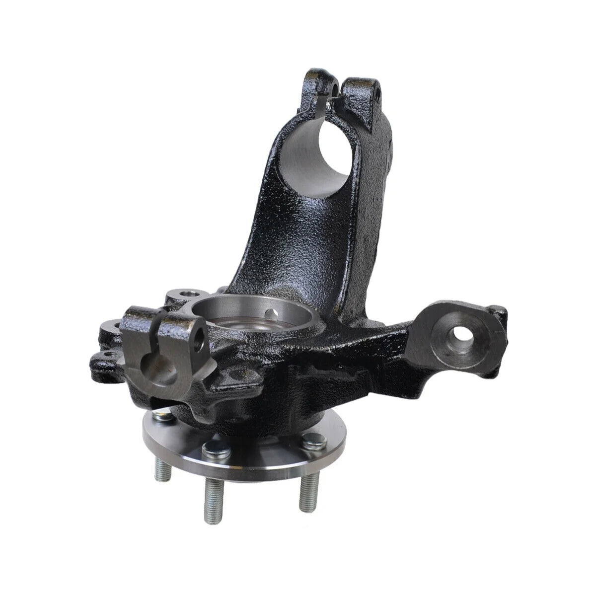AutoShack Front Steering Knuckle and Wheel Bearing Hub Assembly 5 Lugs with ABS Passenger Side Replacement 2012 2013 2014 2015 2016 2017 2018 Ford Focus 2.0L FWD