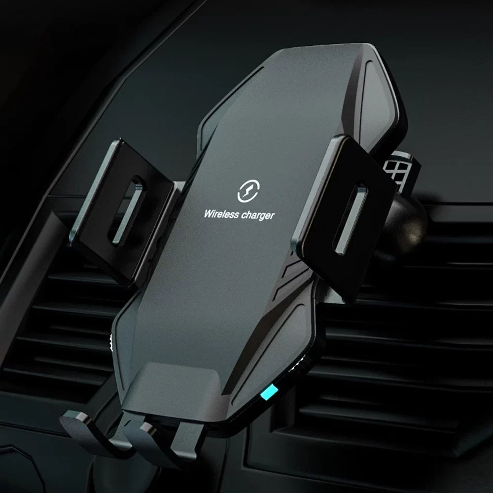 Wireless Car Charger, Saoqi 10W Smart Sensor Auto Clamping Air Vent Dashboard Windshield Car Phone Holder Mount, iPhone, Samsung, Google, LG, etc