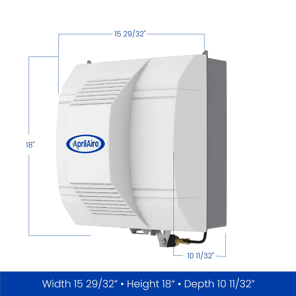 AprilAire 700 Whole-House Humidifier - Automatic - Large Capacity Fan-Powered Furnace Humidifier Homes up to 4,200 Sq. Ft.