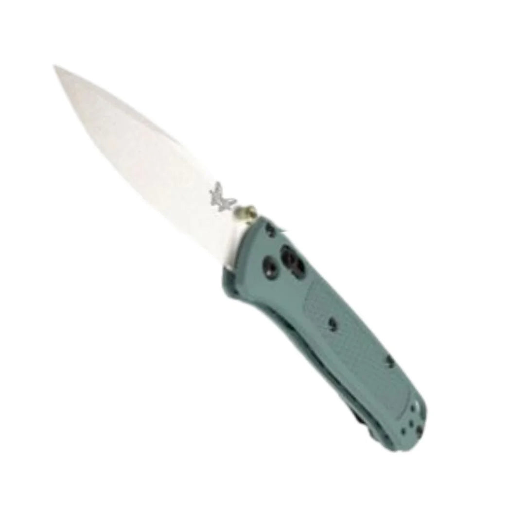Benchmade 533SL-07 Mini Bugout EDC Outdoor Knife with Axis Lock and Drop Point Style (Silver)