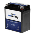 Zipp Battery YTX7L-BS (7L-BS 12 Volt,6 Ah, 75 CCA) Motorcycle Battery Kawasaki 250cc Ex250 Ninja 1996