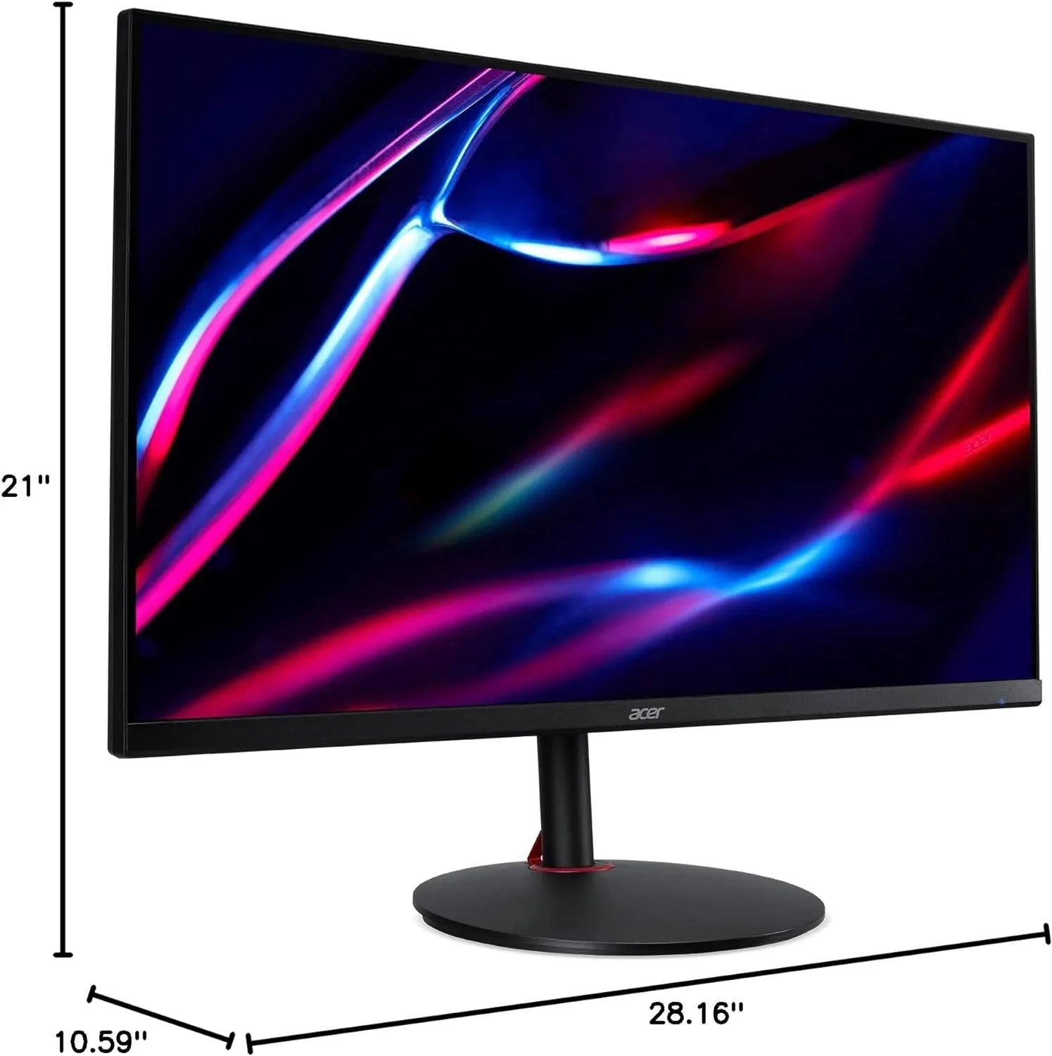 Acer 32” 144Hz 4K Gaming Monitor 1ms AMD FreeSync Premium UHD (3840x2160) DCI-P3 90% Delta E<1 VESA HDR400 HDMI 2.1 HDMI 2.1x2, DisplayPort, USB, Speaker Nitro XV322QK VBMIIPHZX