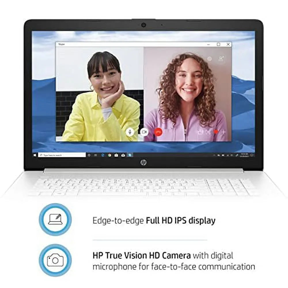 Newest 2021 HP 17.3' FHD Laptop, 11th Core i5-1135G7 (>i7-1065G7), 8GB RAM, 512GB PCIe SSD, Iris Xe Graphics, Webcam, HDMI, Win 11, w/ Accessories, Silver, (17-by4061nr)