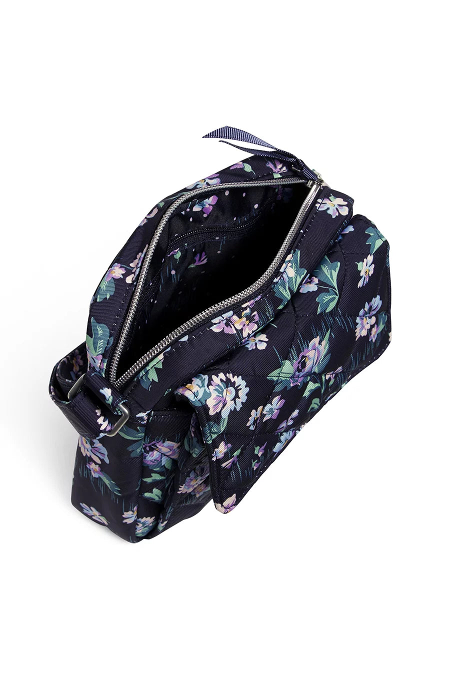 Vera Bradley Women's Permance Twill Small Crossbody Bag Navy Garden