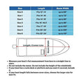 Savvycraft Watercraft Shield 12'-14', Heavy Duty Waterproof Marine Grade Polyester fits V-Hull Runabouts, Pro-Style Bass Watercraft Fish & Ski Watercraft 12ft-14ft Long, Beam up to 68"