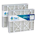 Tier1 19x20x4-1/4 Merv 8 Replacement Carrier AC Furnace Air Filter 2 Pack