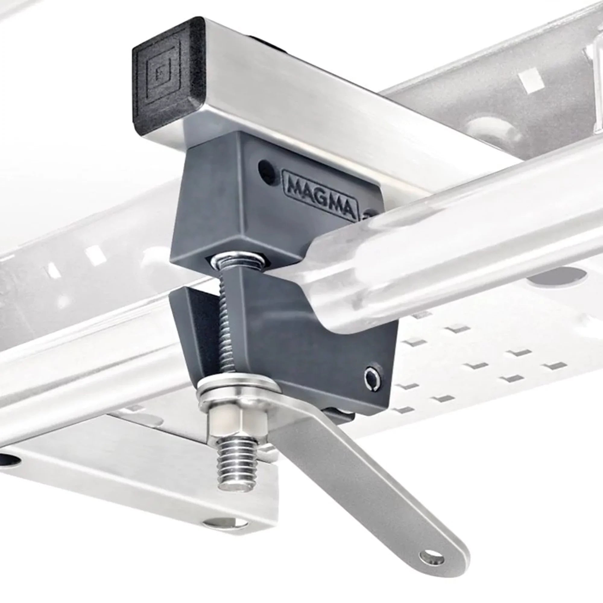 Magma Dual Extended Horizontal Round Rail Mount Rectangular Grills - T10-685