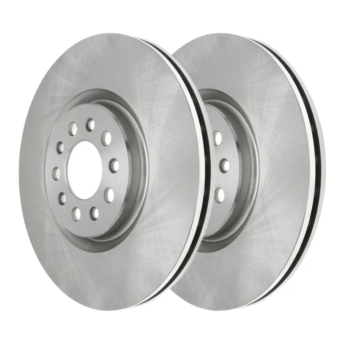 AutoShack Front Brake Rotors Pair of 2 Driver and Passenger Side Replacement 2014-2016 2017 2018 2019 2020 2021 Jeep Cherokee 2015-2017 Chrysler 200 2.0L 2.4L 3.2L 3.6L V6 4WD AWD FWD R881770PR