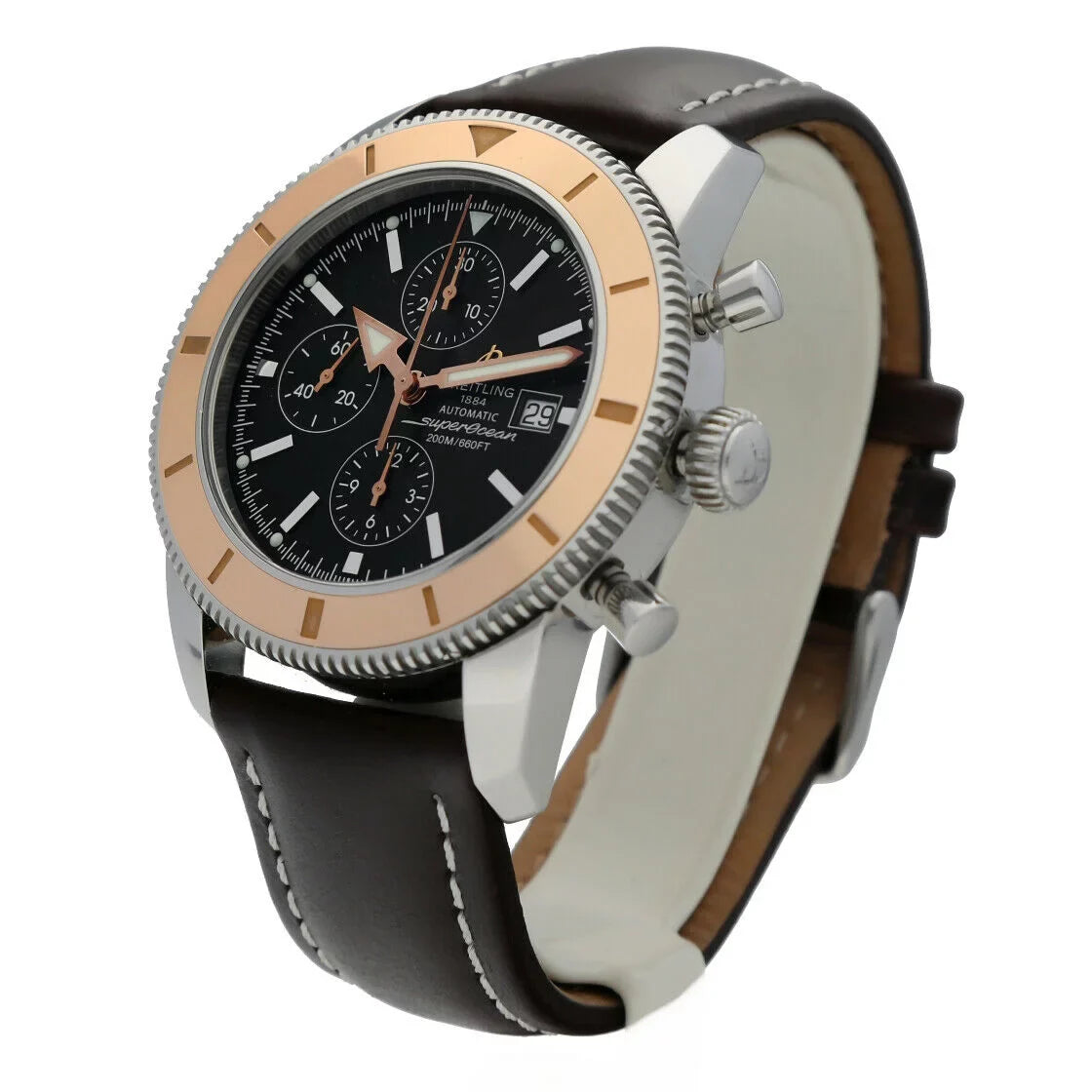 Breitling U13320 Limited Edition Superocean Heritage Rose Gold &amp; Stainless Steel Automatic