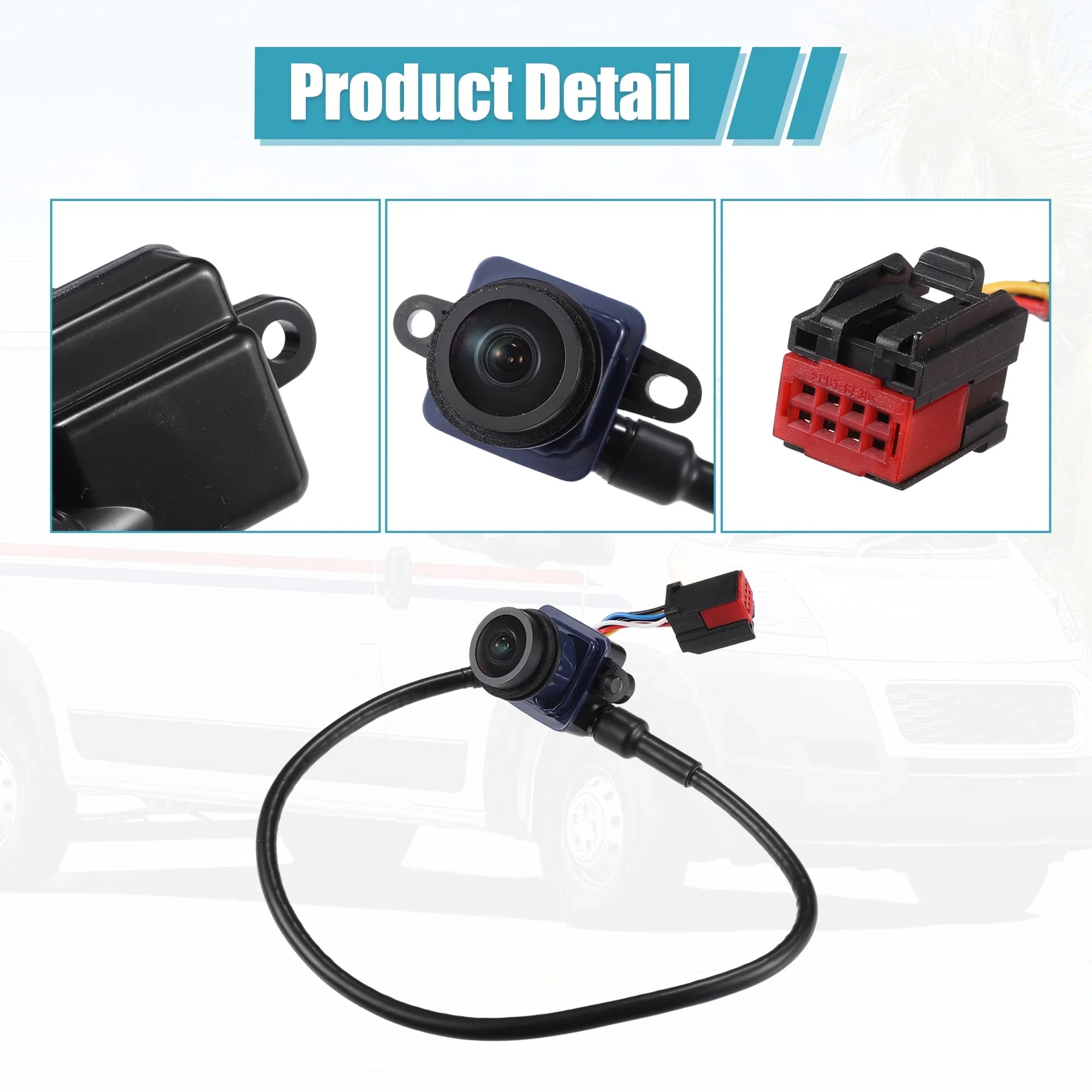 Unique Bargains Rear View Backup Parking Camera Ram ProMaster 1500 2014-2018 No.68288201AA Black