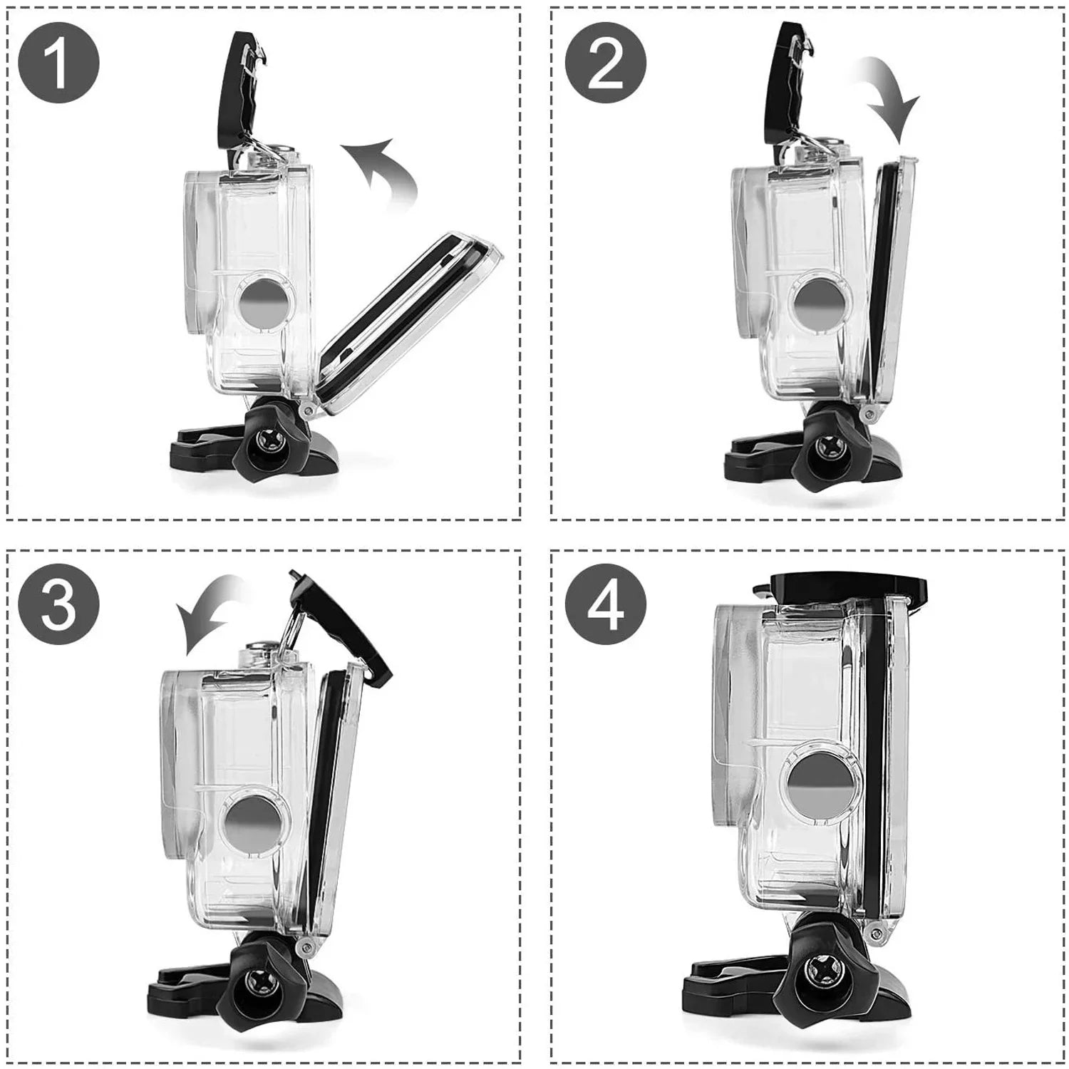 Restored GoPro HERO7 Silver Camera + Super Suit Dive Housing Case ECommerce Packaging Waterproof Digital Action Camcorder With Touch Screen 4K HD Video 12MP Photos (Refurbished)