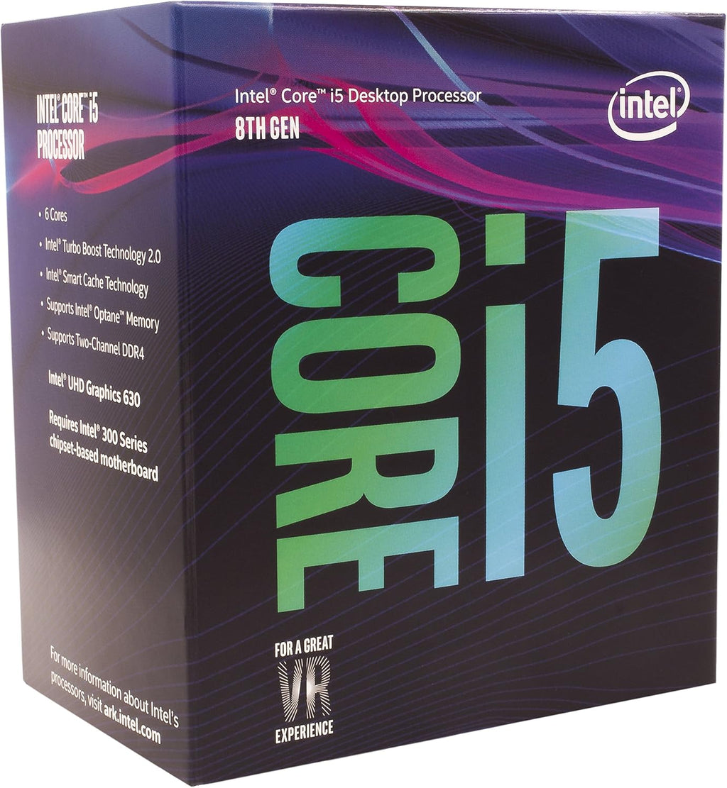 IntelÂ® Coreâ¢ i5-8500 Desktop Processor 6 Core up to 4.1GHz Turbo LGA1151 300 Series 65W