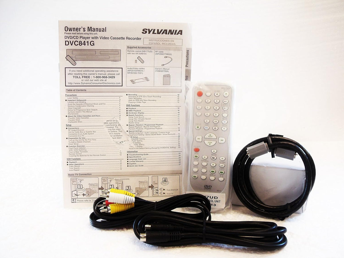 Sylvania DVC841G Progressive Scan DVD/VCR Combo [Electronics]