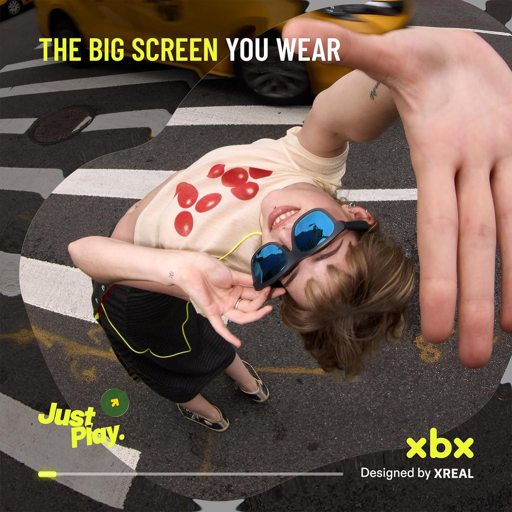 XREAL xbx a01+ AR Glasses, 147'' Big-Screen Display for Movies & Gaming