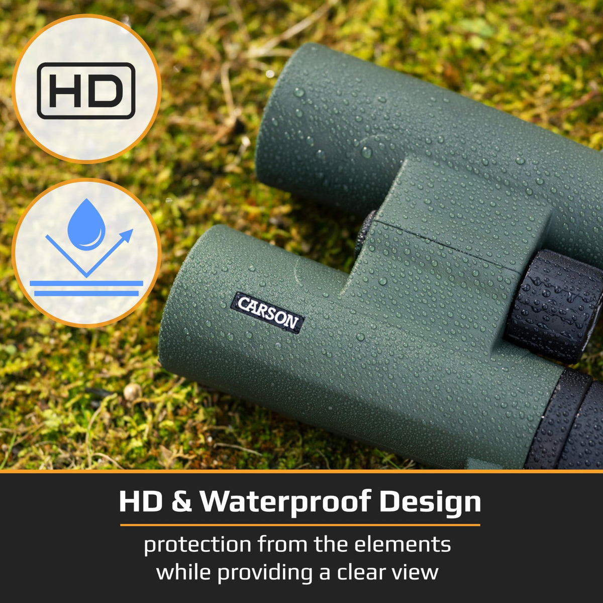 RD Series 8x26mm, Open Bridge Compact Binoculars