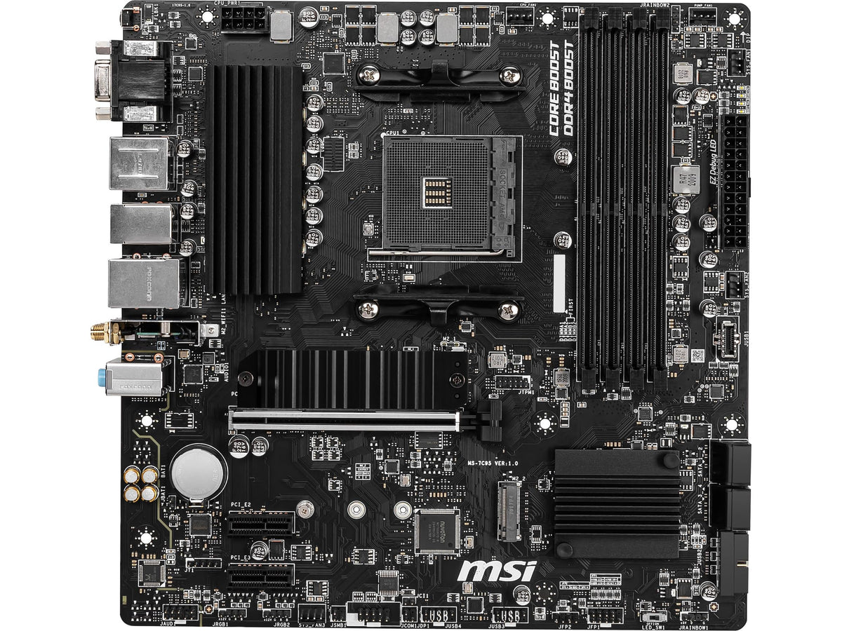 NEWEGG Motherboard CPU Memory Combo -B550M-A Motherboard Bundle with Ryzen 5 5500 6-Core 3.6GHz CPU and 16GB (2 x 8GB) 288-Pin PC RAM DDR4 3200 Desktop Memory