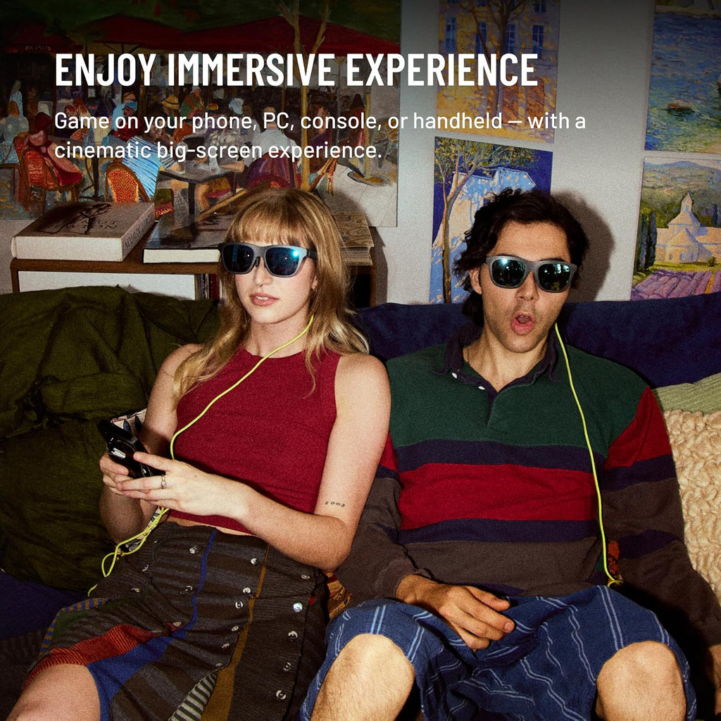 XREAL xbx a01+ AR Glasses, 147'' Big-Screen Display for Movies & Gaming