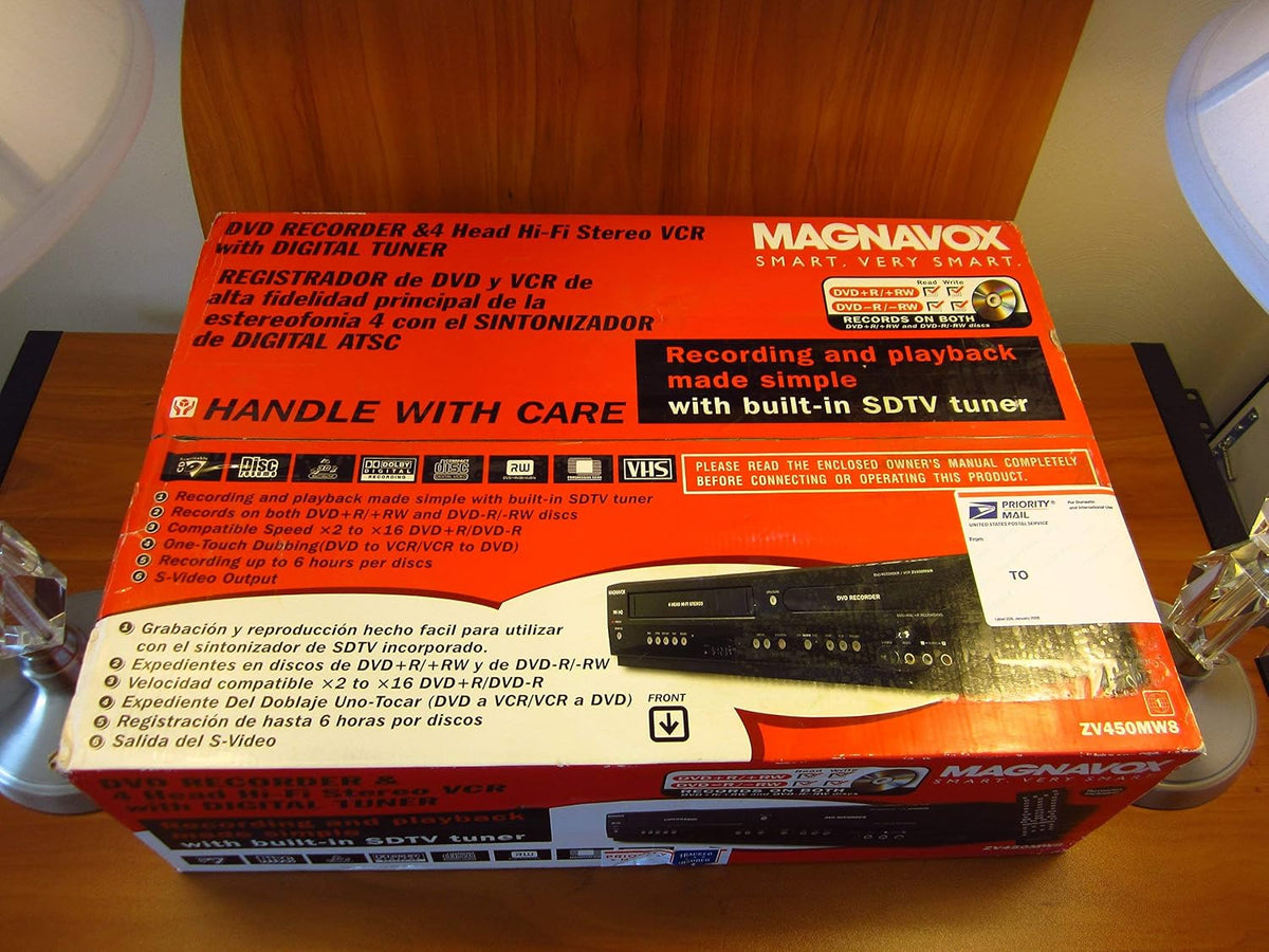 Magnavox ZV450MW8 DVD Recorder and VCR Combo with Digital Tuner [Electronics] (Renewed)