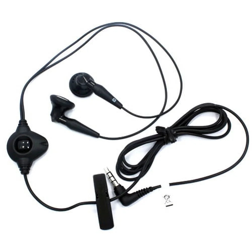 Black Sport Workout Belt Waist Bag Case w Headset OEM 3.5mm Handsfree Earphones A6Z ASUS ZenFone Max Plus M1, ROG Phone, AR 5z 4 Pro 3 Max 2E 2 - Blackberry Z30, Priv, DTek50, Leap, Motion