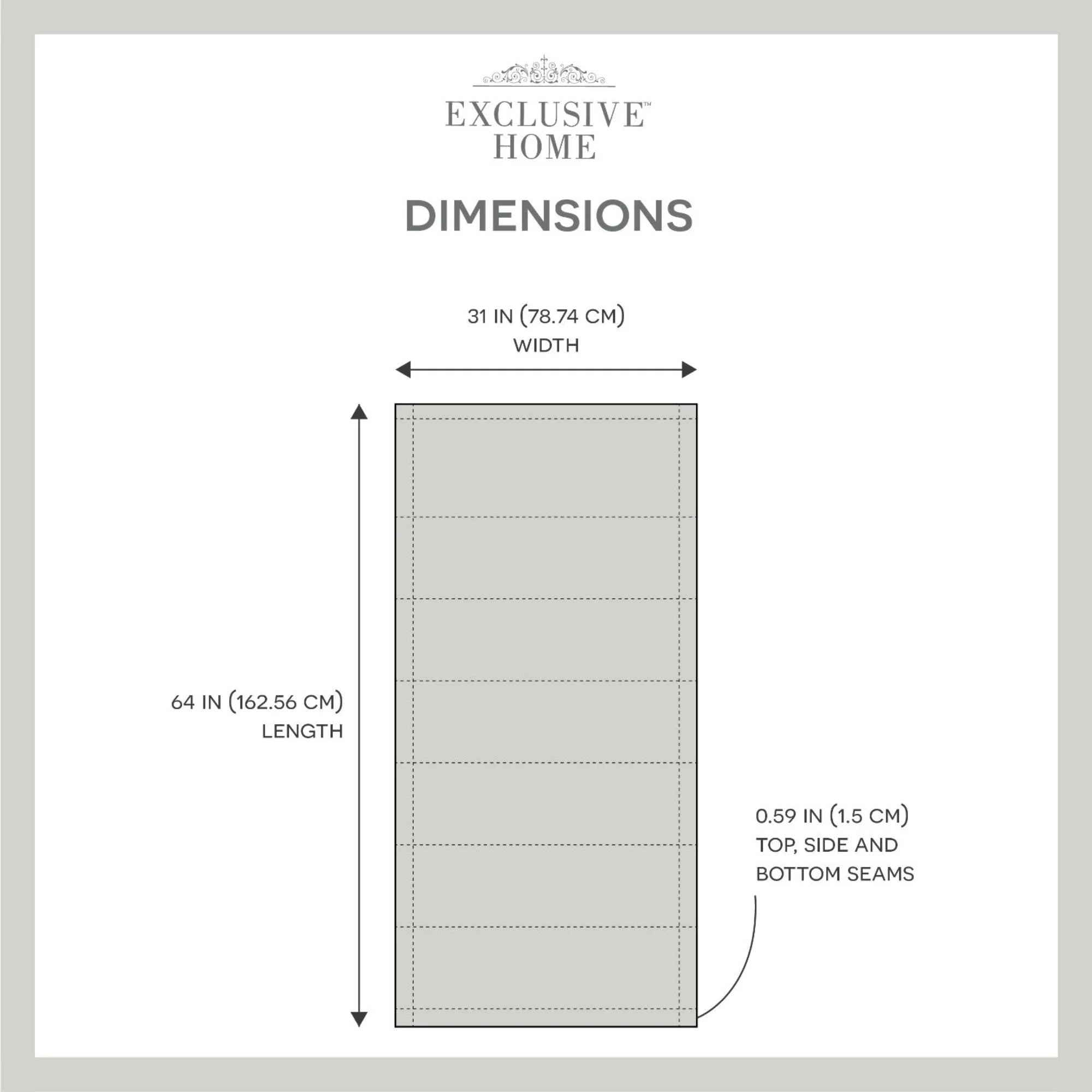 Exclusive Home Esme Total Blackout Roman Shade, 31"x64", White