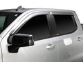 Auto Ventshade (AVS) by RealTruck Outside Mount Front Window Ventvisor 2Pc - Chrome with Select: 2017-2019 Nissan Titan Xd, 2021 Nissan Titan Sv/Sl/Platinum Reserve