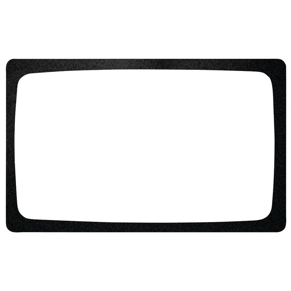 HUBERT® Food Display Tile Cold Foods, Full Size Black Melamine - 21" L x 12 3/4" W