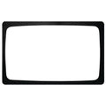 HUBERT® Food Display Tile Cold Foods, Full Size Black Melamine - 21" L x 12 3/4" W