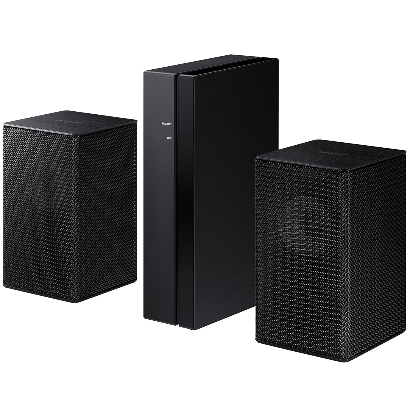 Samsung HW-A450 4.1ch Surround Sound Wireless Home Theater Bundle 2.1ch Dolby Audio Soundbar 2021 HW-A450/ZA + Swa-9100S 2ch Rear Speaker Kit + Subwoofer + Extended Wrap + 2 Deco Gear HDMI Cables