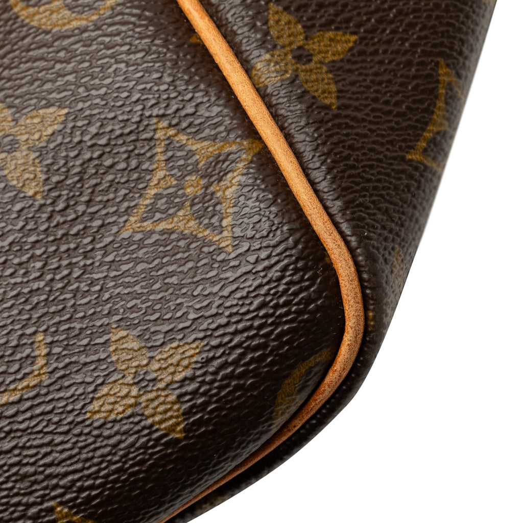 Pre-Owned Authenticated Louis Vuitton Monogram Keepall 60 Canvas Brown Travel Bag WeekenderBag Unisex (Fair)