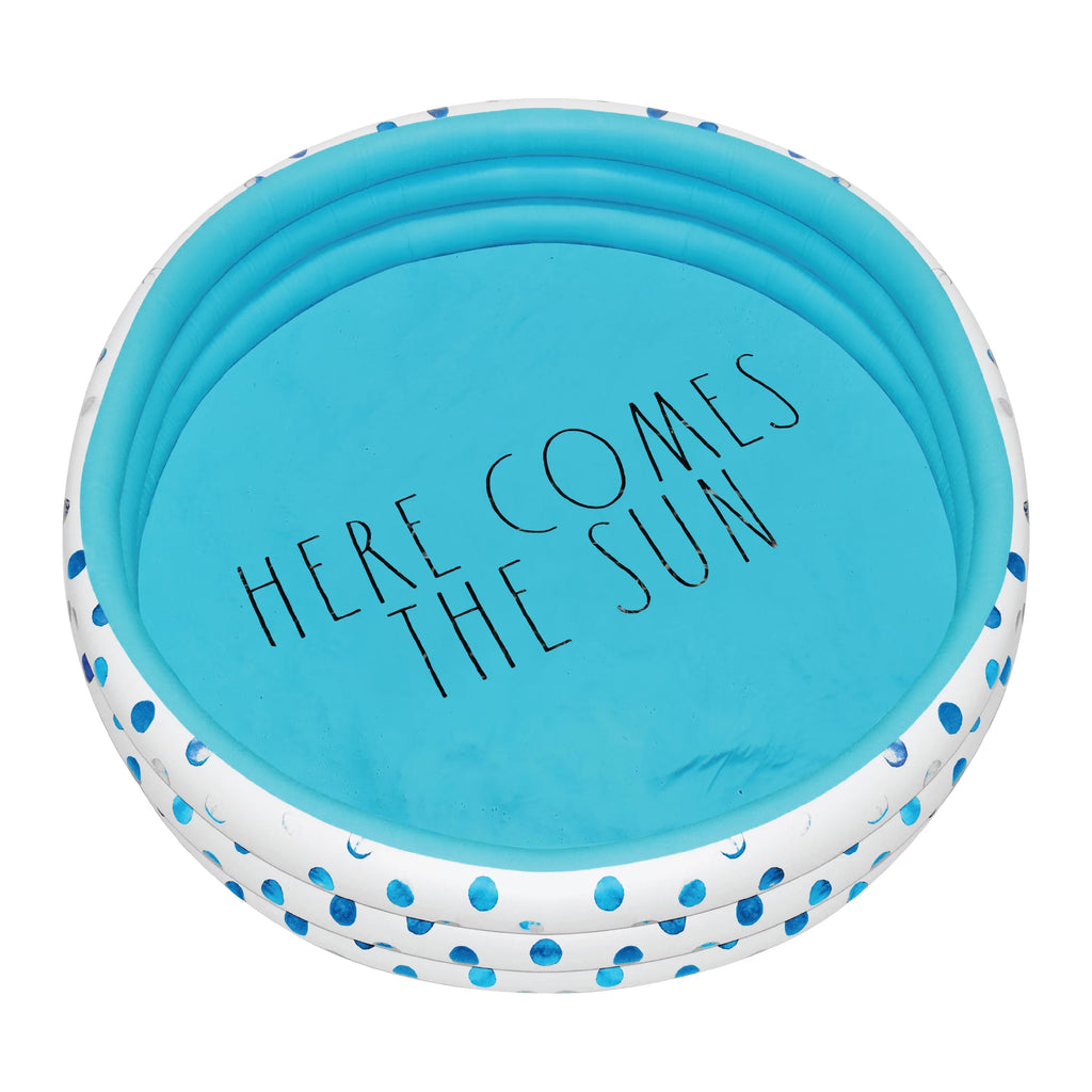 Rae Dunn Aqua Polka Dot Mini Pool by CocoNut Float - Here Comes The Sun Theme