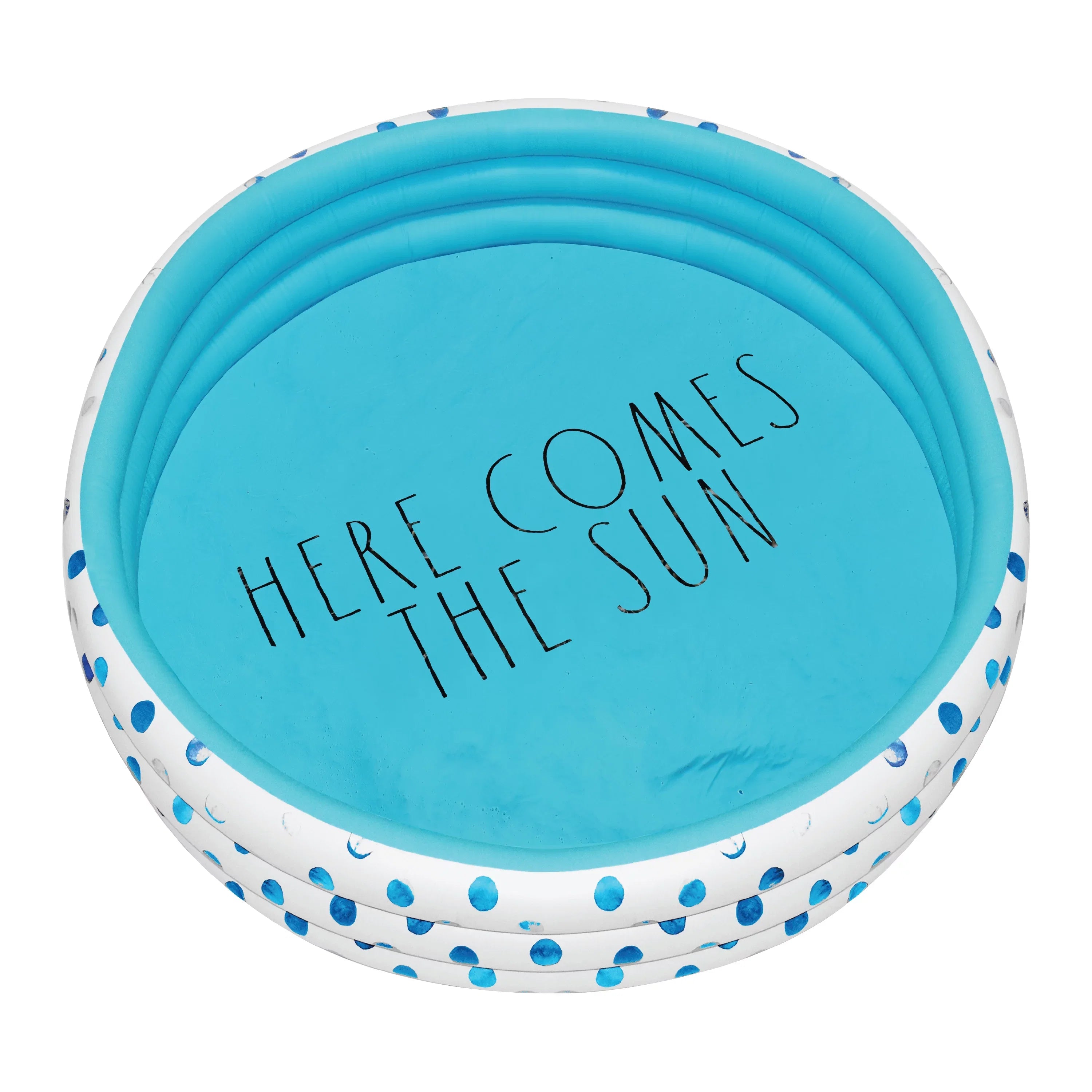 Rae Dunn Aqua Polka Dot Mini Pool by CocoNut Float - Here Comes The Sun Theme