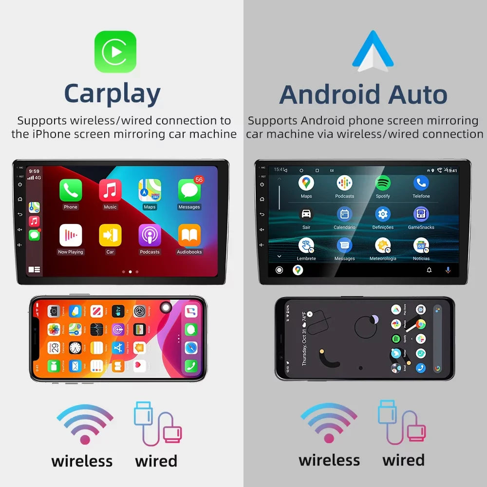 JMANCE 9 inch Apple CarPlay & Android Auto Car Stereo Receiver, Car Radio with 2010-2013 Mazda 3 with backup camera