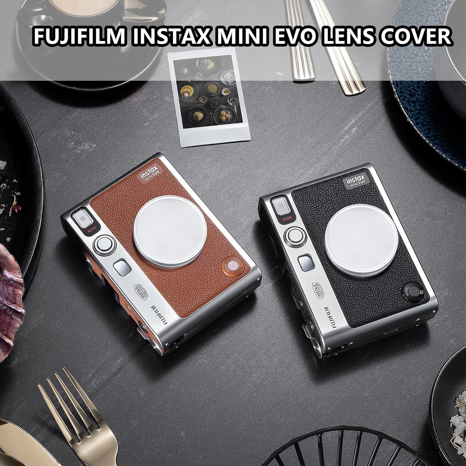 Lens Cap Fujifilm Instax Mini Evo Instant Camera Accessories Fuji Mini Evo with Lens Cap, Mini Picture