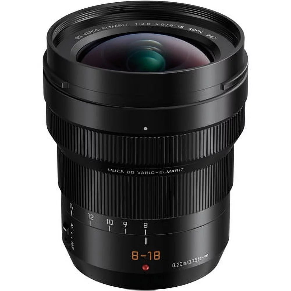 Panasonic Leica DG Vario-Elmarit 8-18mm f2.8-4 Lens Bundle with 67mm Filter Kit