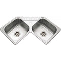 Houzer LCR-3221-1 31-7/8" x 31-7/8" Stainless Steel Topmount Kitchen Sink