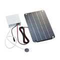 simhoa Solar Air Pump,Aquarium Air Pump Oxygenator Silent Eco Friendly,6V Solar Pond Aerator Solar Powered Pond Pump Hydroponics
