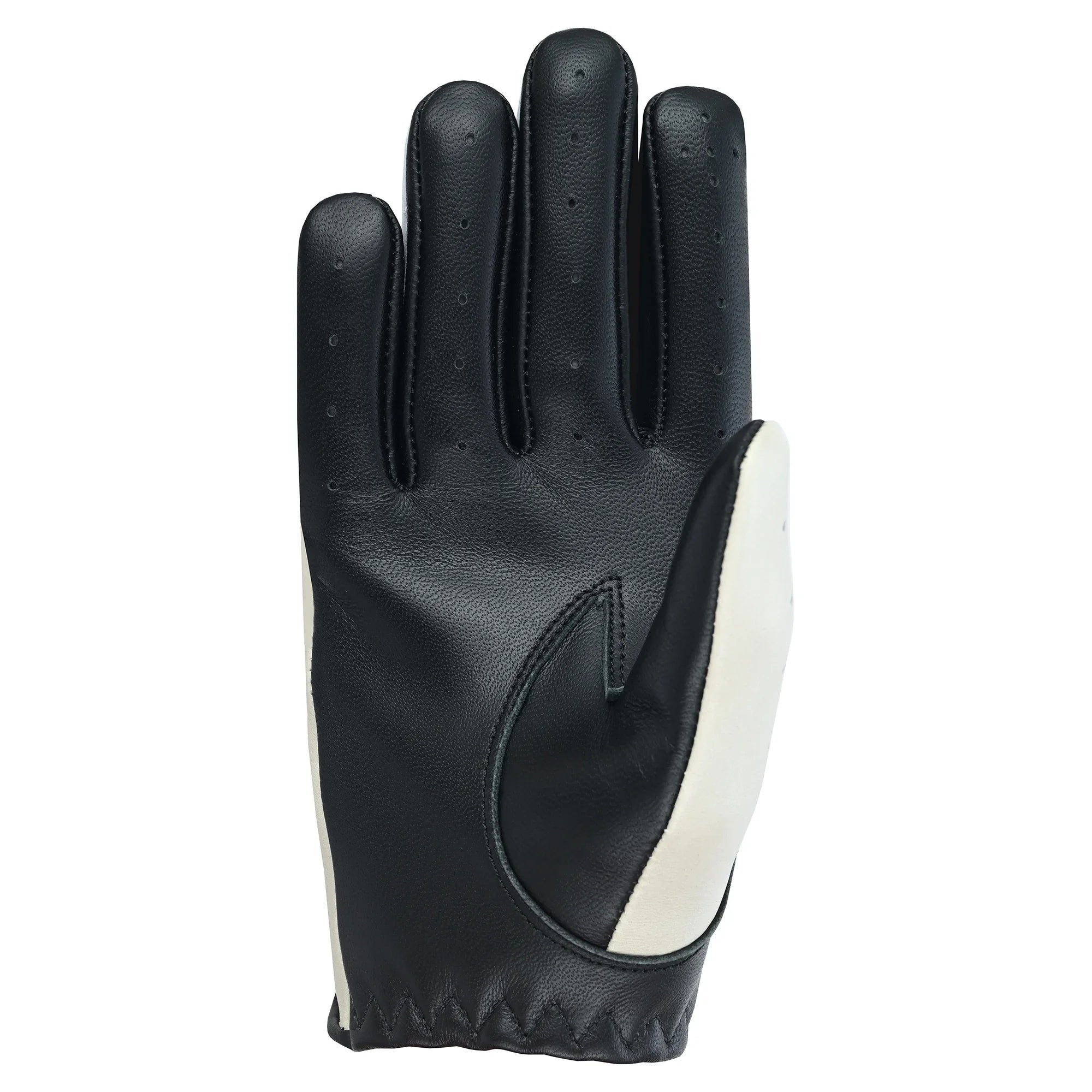 Women Ladies 100% Genuine Lambskin Leather Driving Gloves Chauffeur Full Finger Car Driving Motorcycle Bikers Riding Gloves Bone White-XL