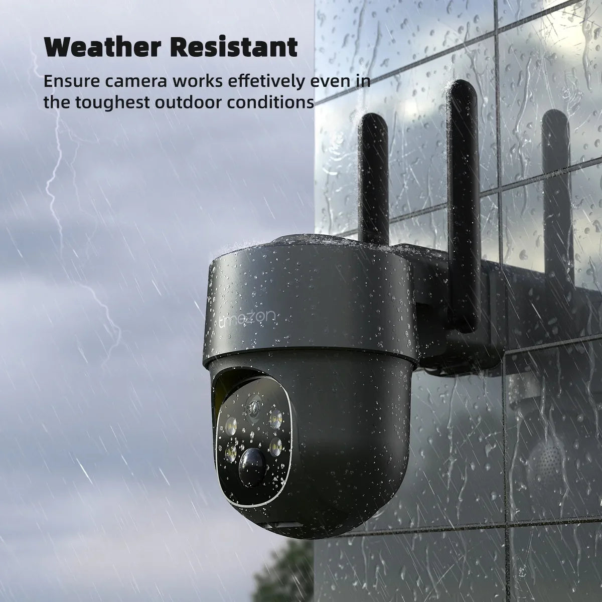 TMEZON 4G LTE Cellular Security Camera Wireless Solar Powered, 3MP WiFi Surveillance Camera with Spotlight Color Night Vision IP66 Waterproof Home Surveillance Camera