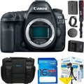 Canon EOS 5D Mark IV DSLR Camera ( Body Only ) + I3e-Pro Camera Gadget Bag + I3e-Pro High Speed 16GB SD Card + I3e-Pro Cleaning Kit - ( International Version )