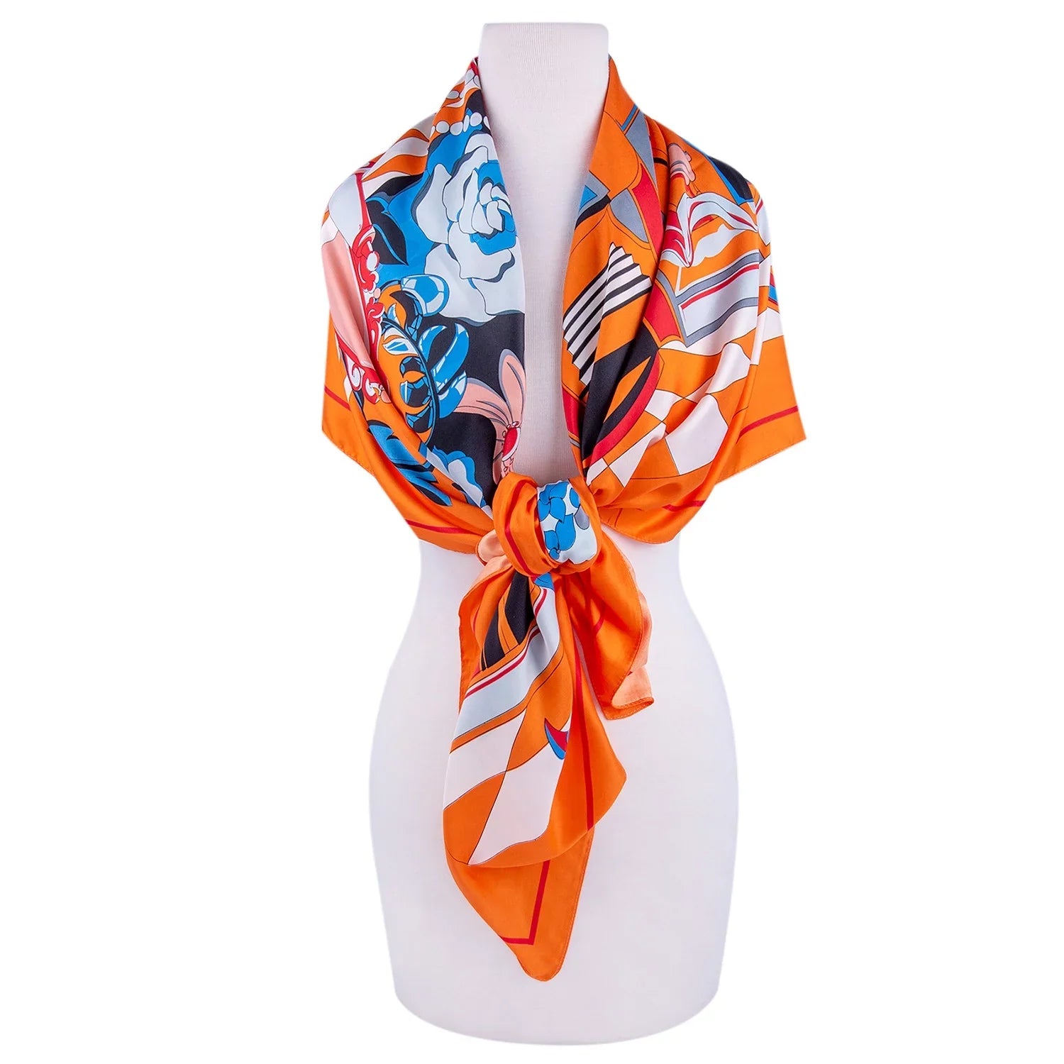STP GOODS Evening Shawl and Wrap Women Illusion Silk Shawl 51x51'' (130 * 130 cm) Travel Scarf Tops Fashion Shawl Wedding