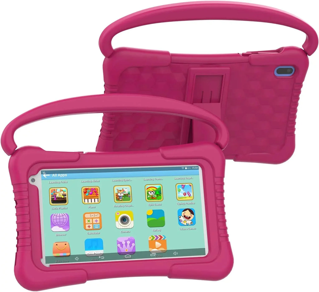 Kids Tablet 7 inch Tablet Kids WiFi Kids Tablets 32G Android 11 Dual Camera Educational Games Parental Control, Toddler Tablet with Kids Software Pre-Installed Kid-Proof YouTube Netflix