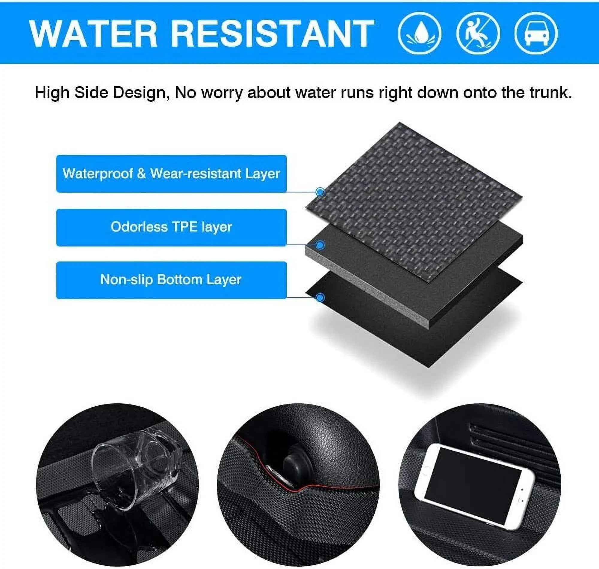 Trunk Liner TPO Cargo Mats 2014-2018 Subaru Forester Reliable Protection