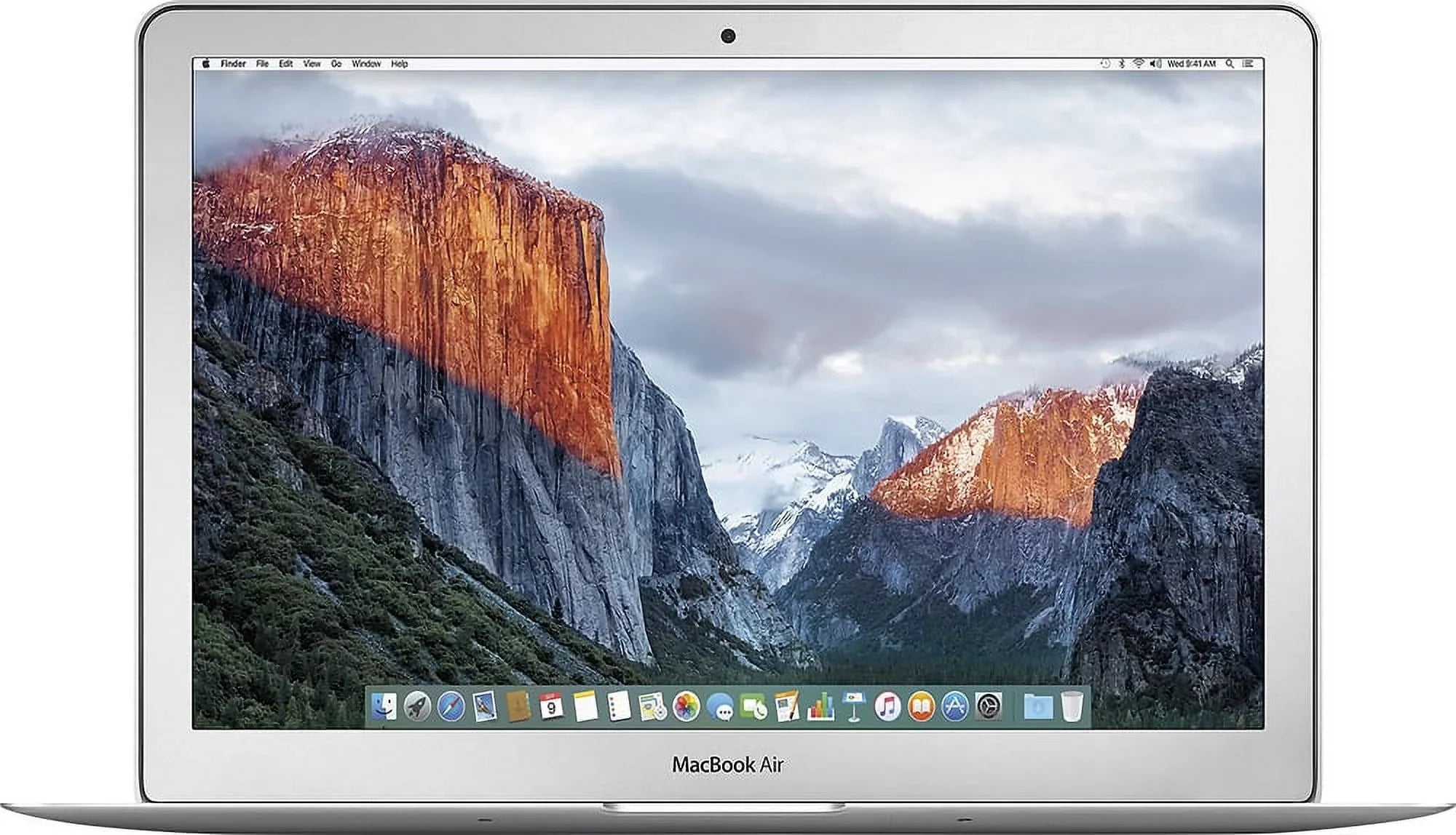 Apple MacBook Air 13-inch (i7 2.2GHz, 512GB SSD) (Early 2015, MMGF2LL/A) - Silver Bundle with Black Zipper Sleeve + Laptop Starter Kit + Cleaning Kit (Refurbished)