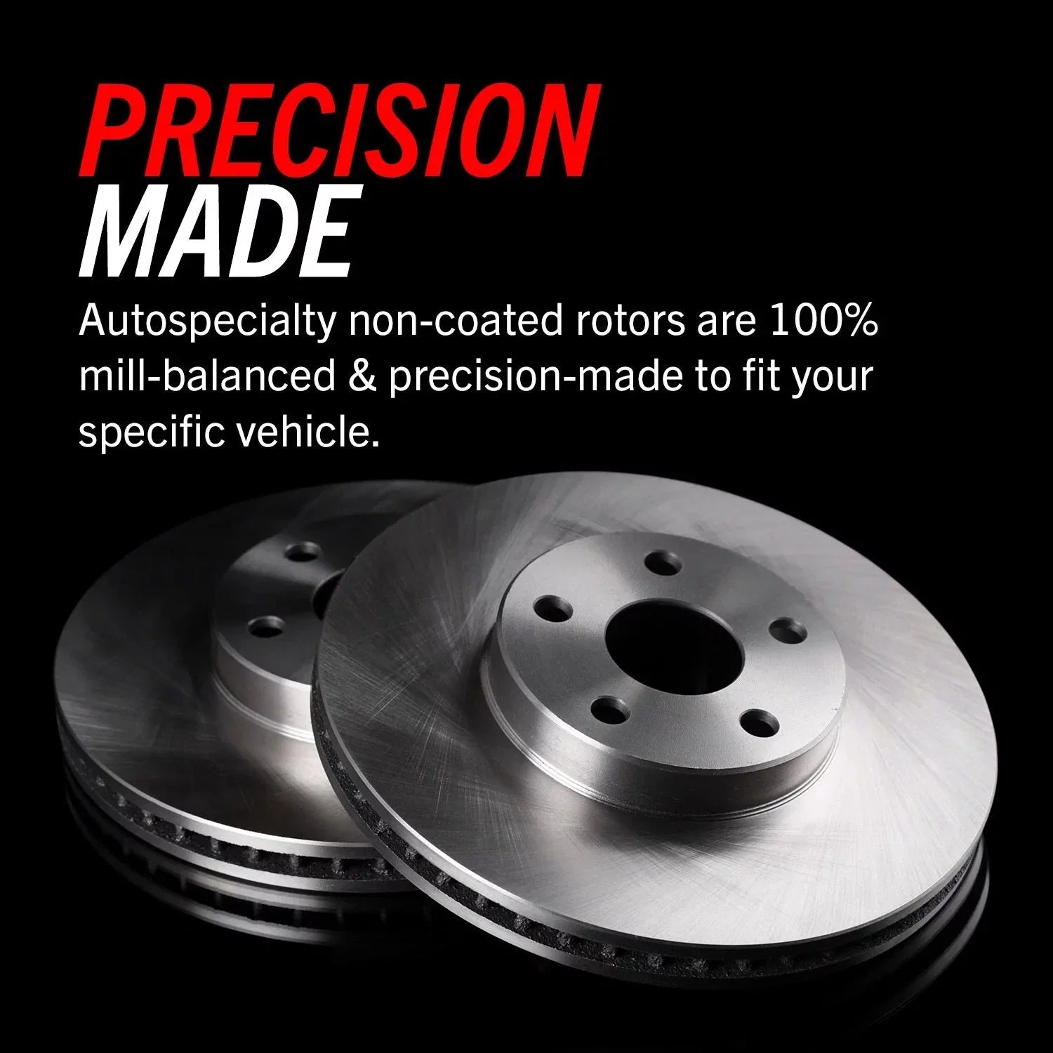 Power Stop Front and Rear Stock Replacement Brake Pad and Rotor Kit KOE7925 Fits 2019 Toyota C-HR